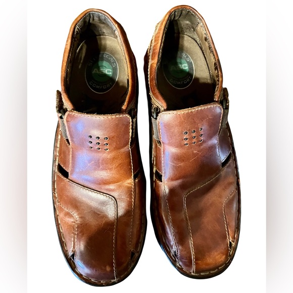 Streetcars Men’s Leather ASC Arch Support Comfort Sandals Size 10 M - Picture 5 of 12